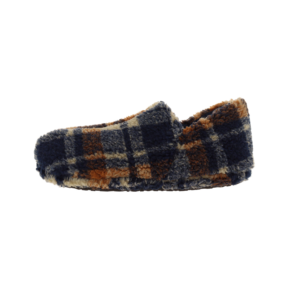 Pantofola chiusa uomo invernale, modello Asiago – Blu Fantasia