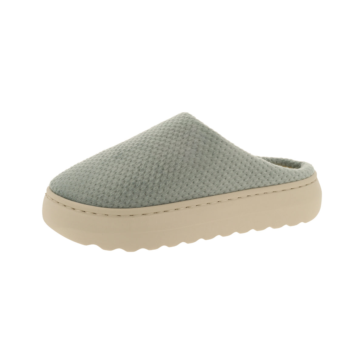 Pantofola donna platform, modello Avignone WC64 – Azzurro