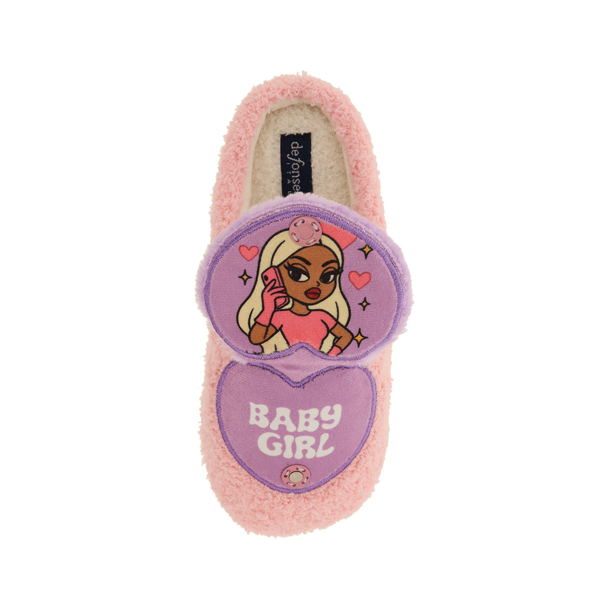 Pantofola bambina a olandesina, modello Marostica GC17 – Rosa