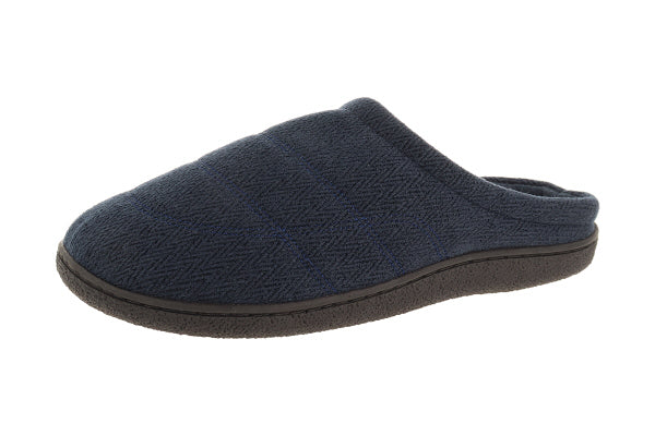 Pantofola uomo a olandesina, modello Sava – Blu
