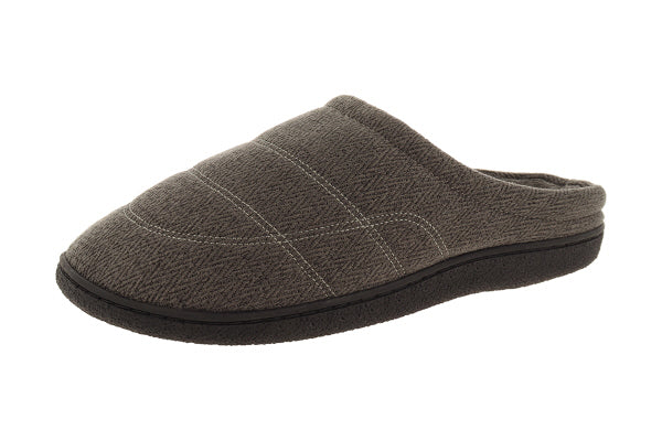 Pantofola uomo a olandesina, modello Sava – Grigio