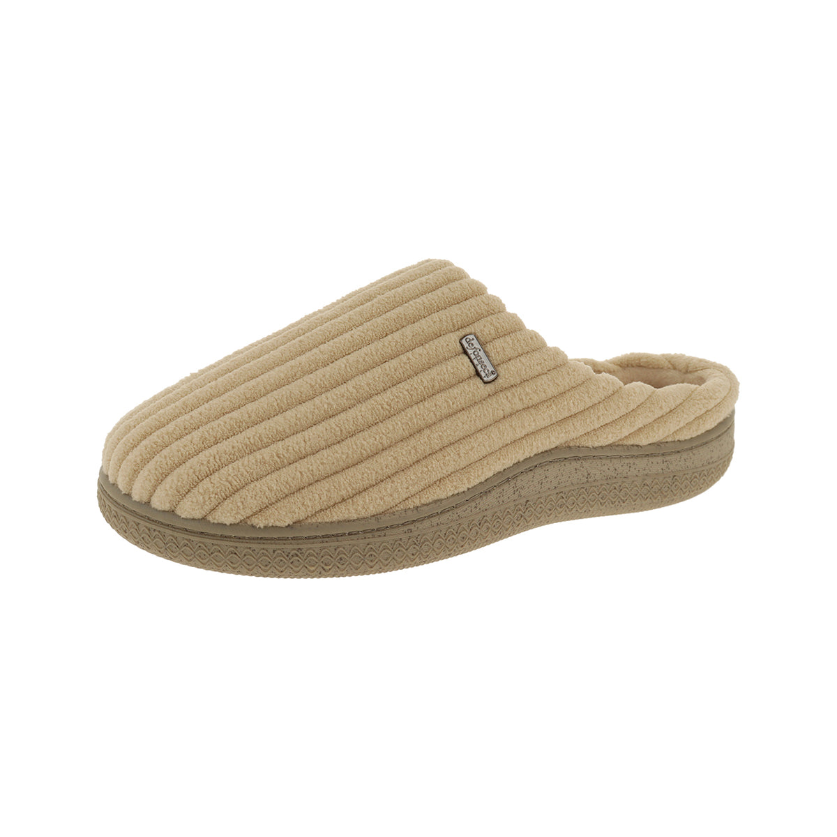 Pantofola donna a olandesina, modello Sava – Beige