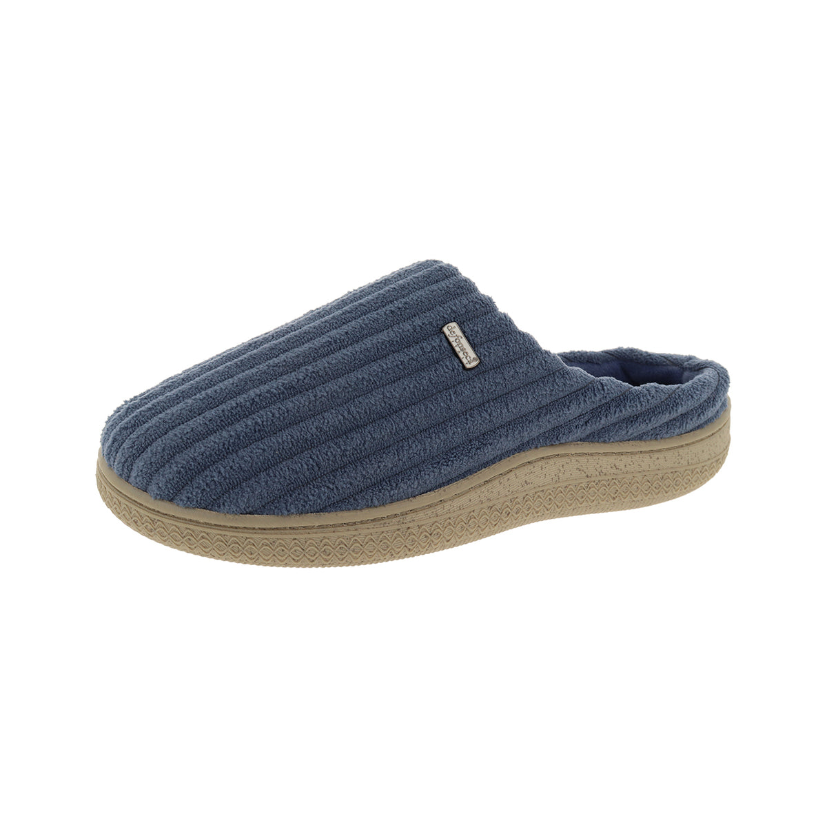 Pantofola donna a olandesina, modello Sava – Blu