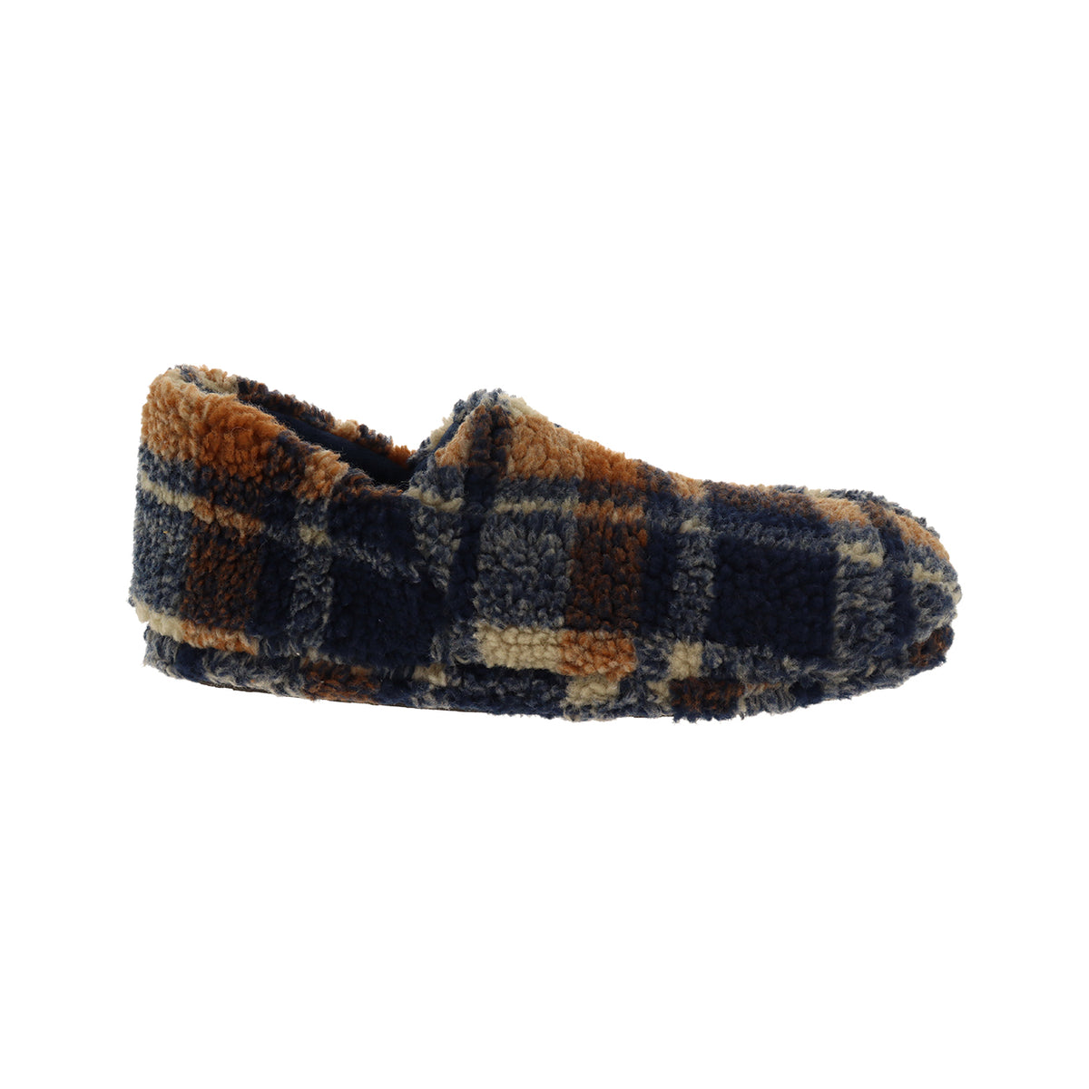 Pantofola chiusa uomo invernale, modello Asiago – Blu Fantasia
