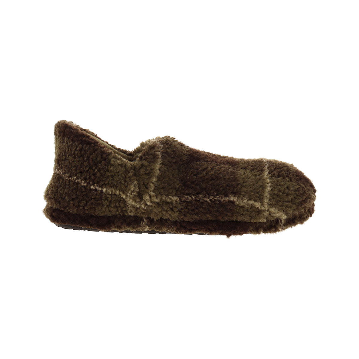 Pantofola chiusa uomo invernale, modello Asiago – Verde Fantasia