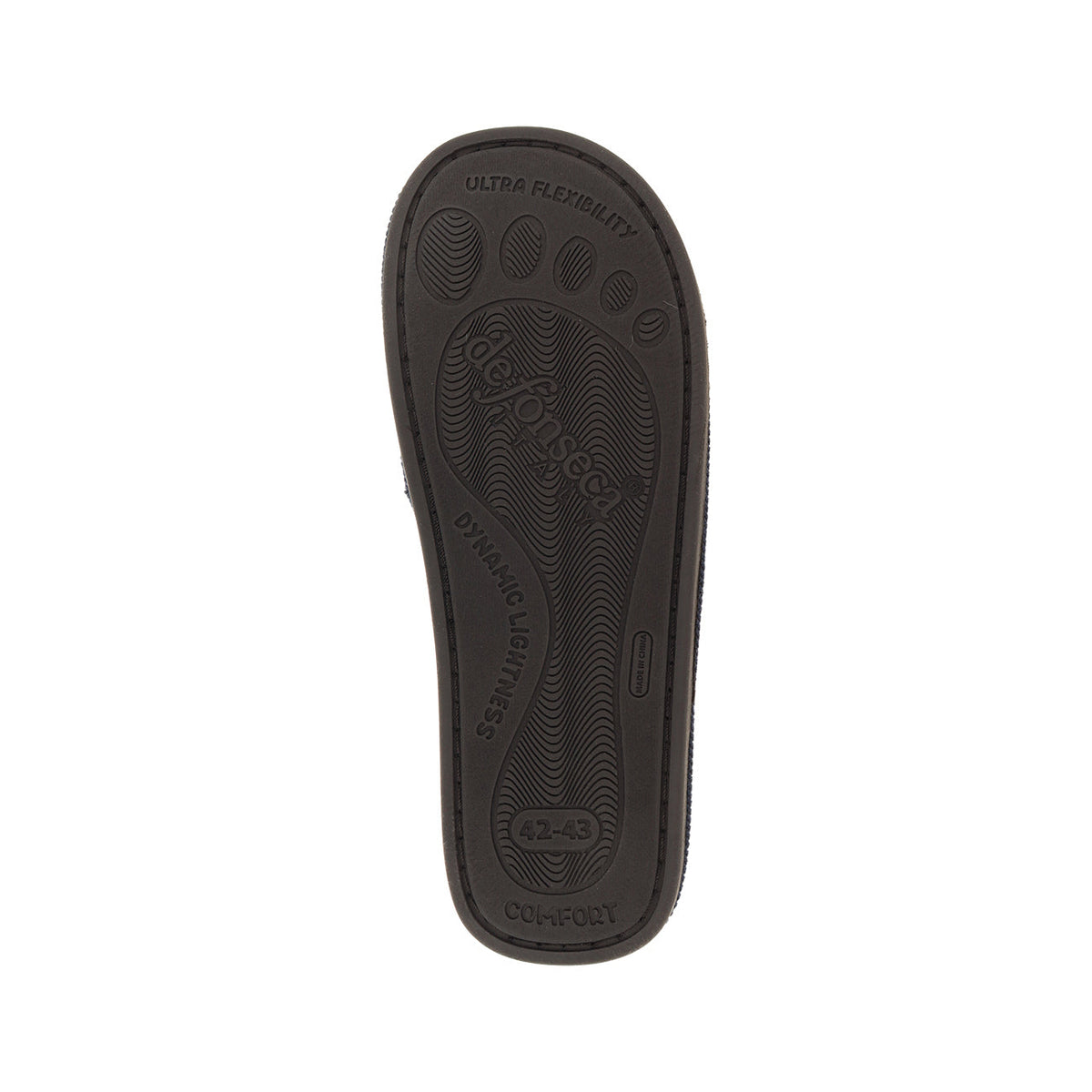 Pantofola uomo invernale, modello Berlino – Blu Scuro