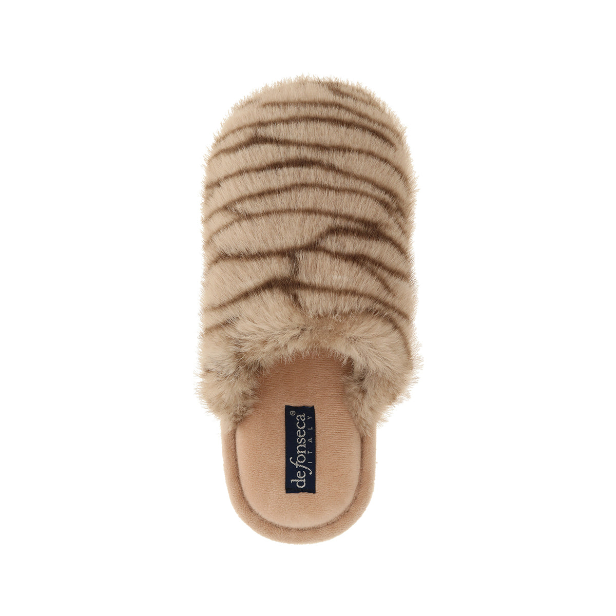 Pantofola donna invernale, modello Berlino – Beige Fantasia