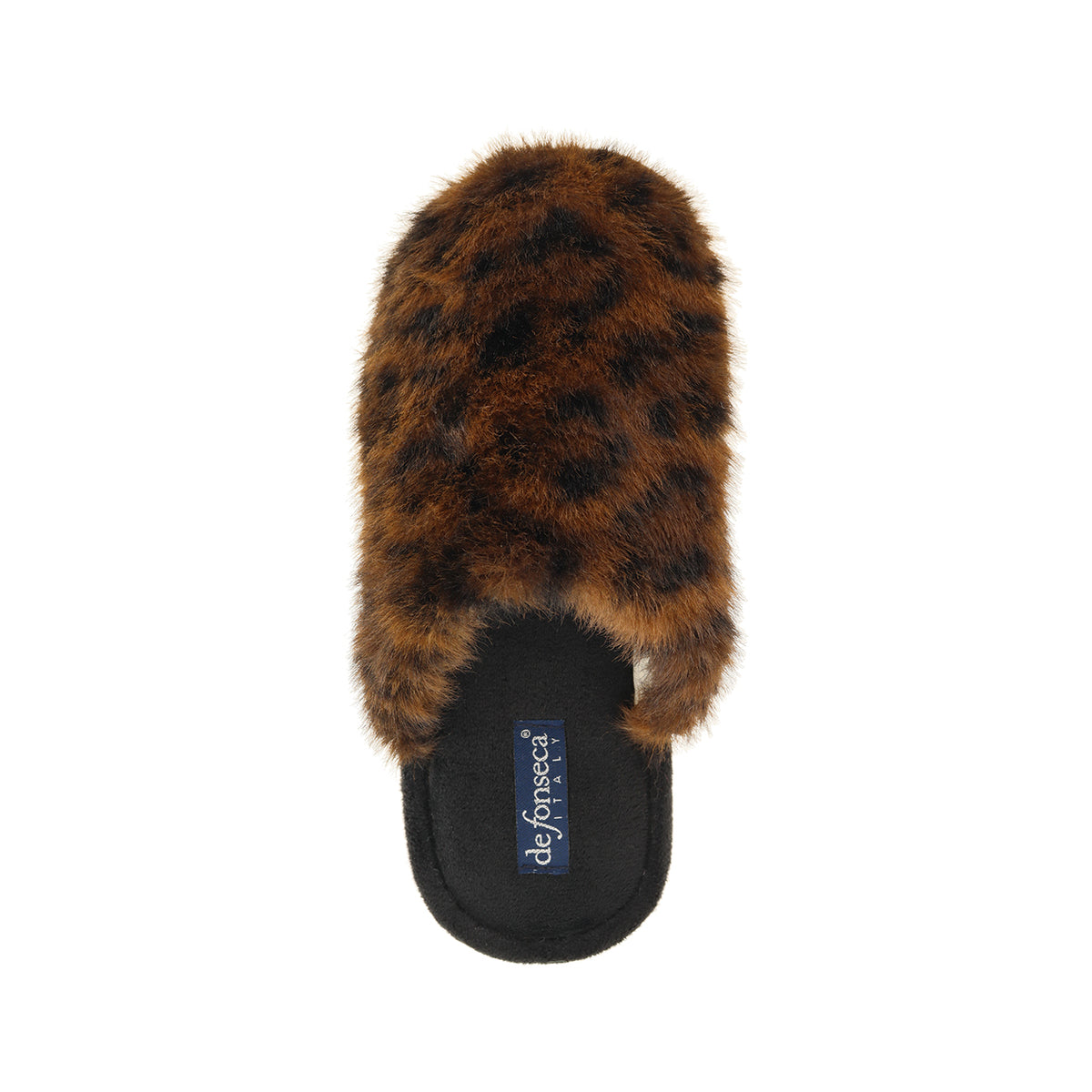Pantofola donna invernale, modello Berlino – Nero Fantasia