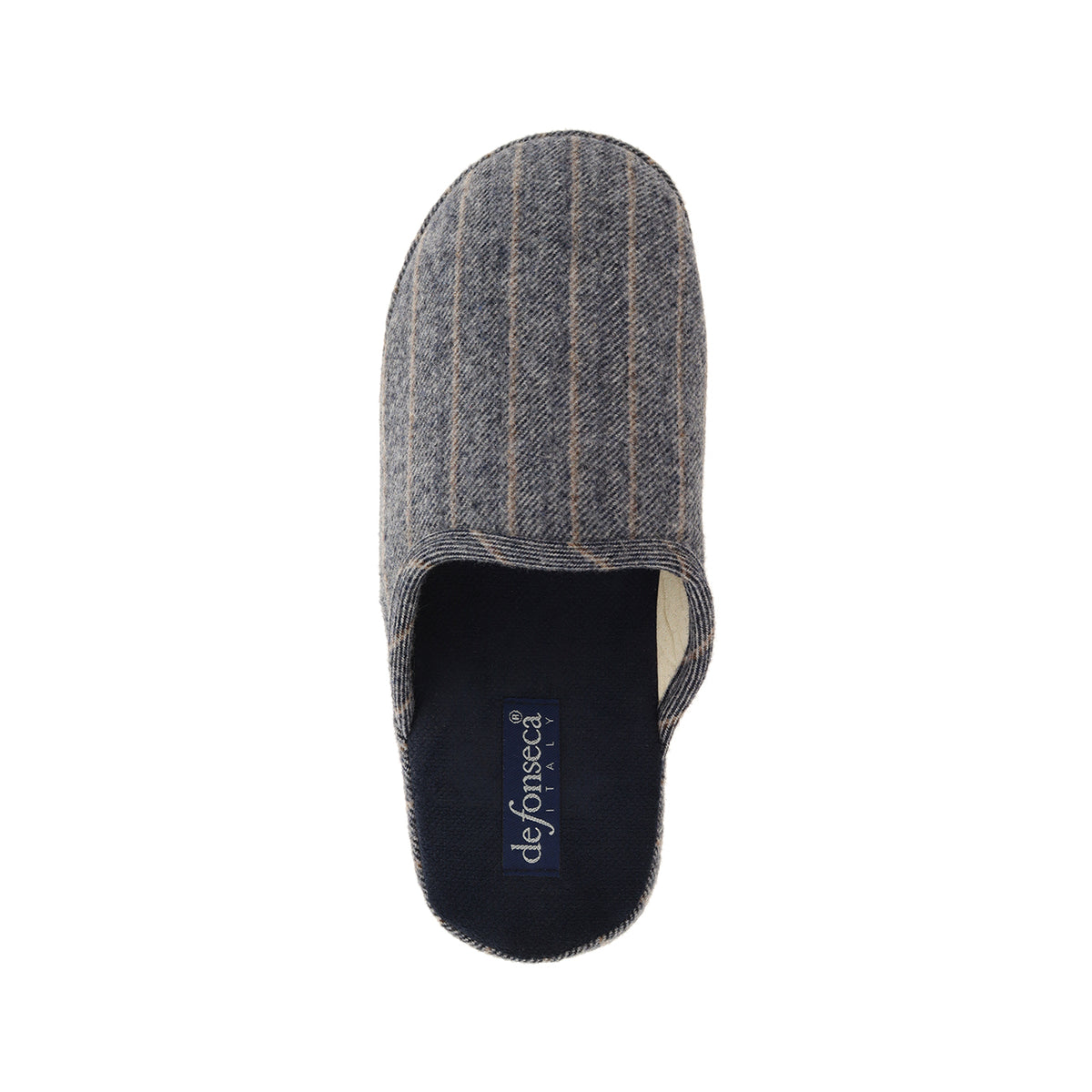 Pantofola uomo scozzese, modello Cagliari – Blu Fantasia