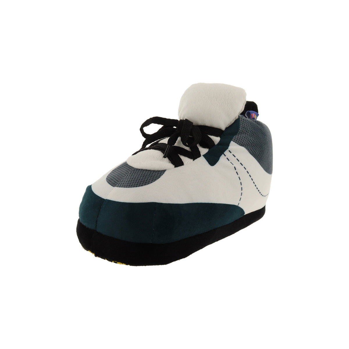 Pantofola in ciniglia a forma di scarpa da basket, modello DORA  – Nero