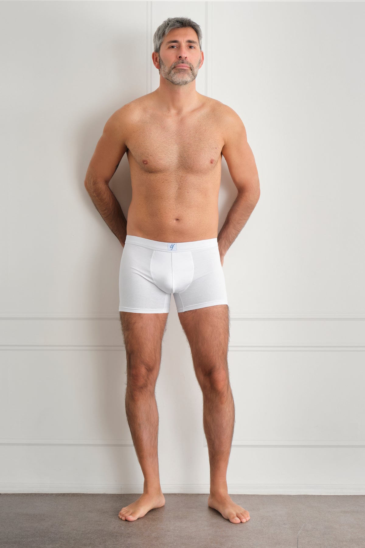 Boxer uomo in cotone, modello DUB220B confezione da 3 pezzi bianco