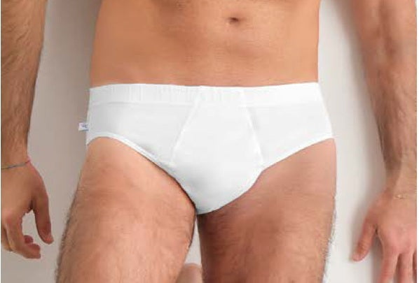 Slip uomo in cotone, modello DUS459B confezione da 3 pezzi – bianco