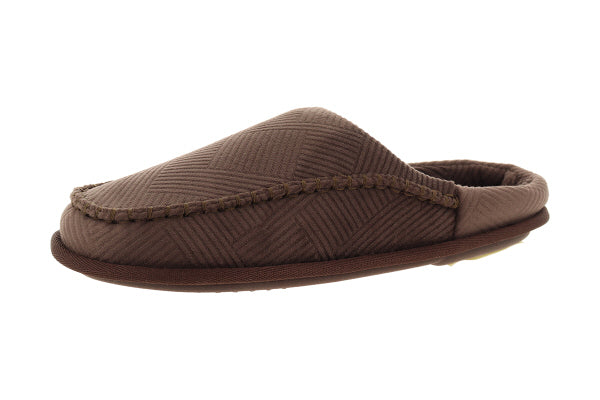 Pantofola uomo a olandesina, modello Friburgo MC34 – Marrone