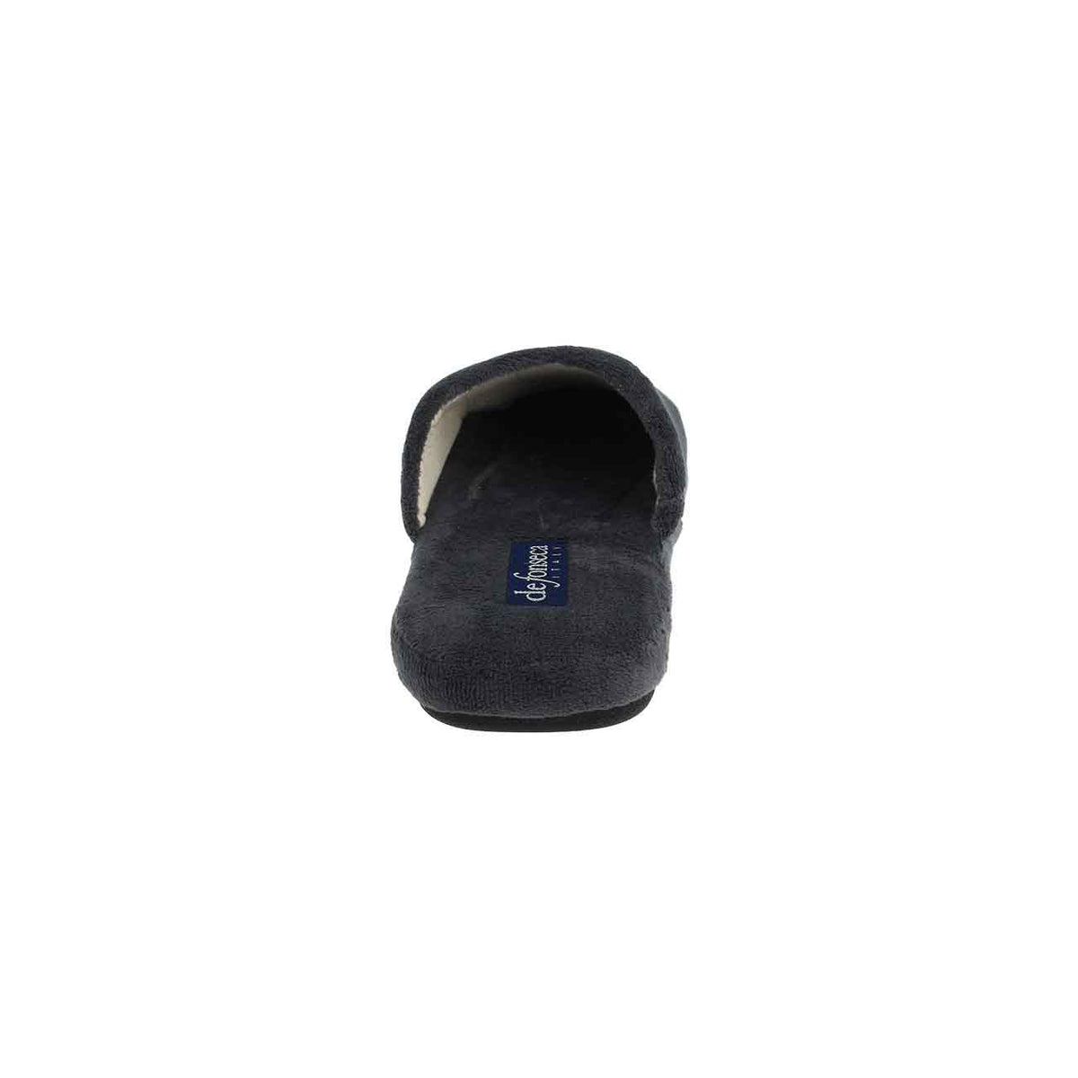 Pantofola uomo in microfibra rasata, modello Roma Top – Grigio