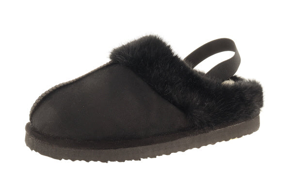 Pantofola donna a olandesina, modello Rotterdam WC18BX – Nero