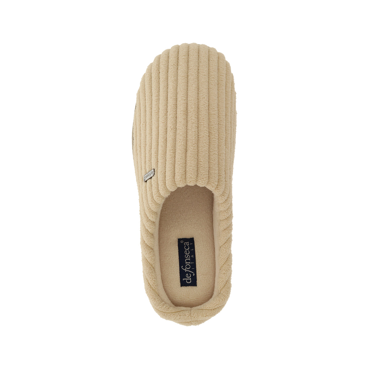 Pantofola donna a olandesina, modello Sava – Beige