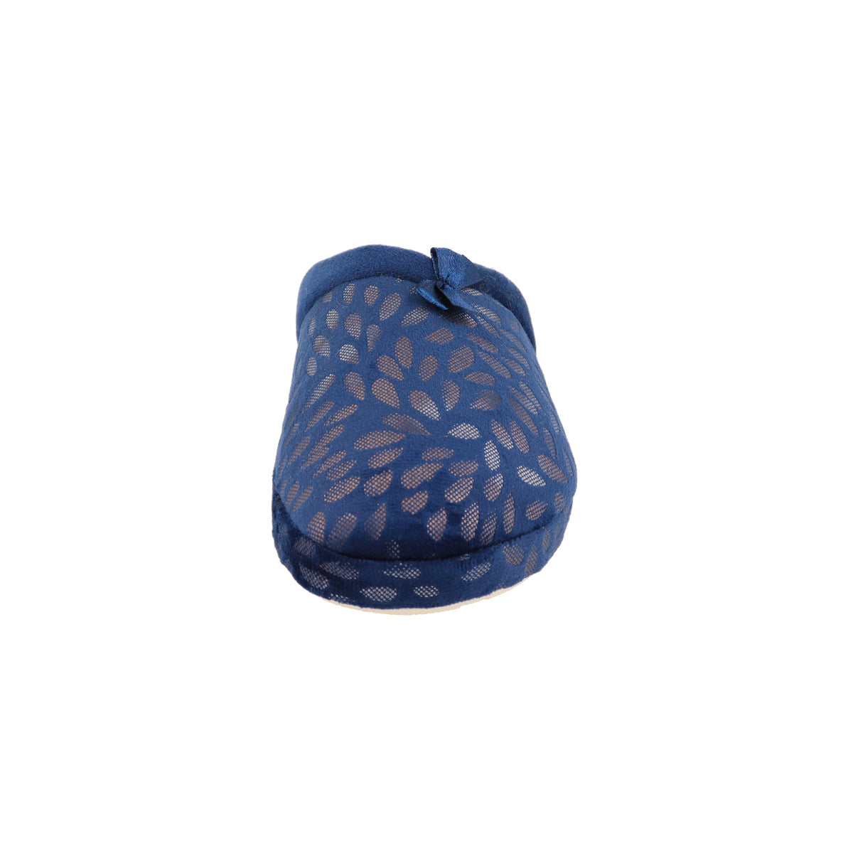 Pantofola donna con zeppa, modello Verona – Blu